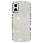 Custodia per telefono ibrida IMD PC TPU con strass su entrambi i lati., For iPhone 17 Pro Max, For iPhone 17 Pro, For iPhone 17, For iPhone Air
