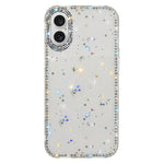 Custodia per telefono ibrida IMD PC TPU con strass su entrambi i lati., For iPhone 17 Pro Max, For iPhone 17 Pro, For iPhone 17, For iPhone Air
