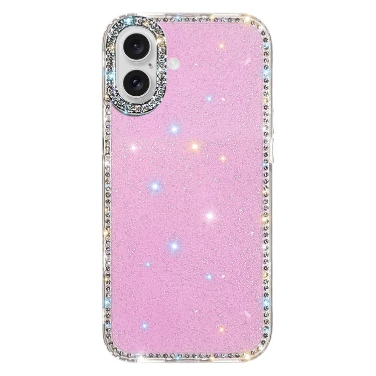 Custodia per telefono ibrida IMD PC TPU con strass su entrambi i lati., For iPhone 17 Pro Max, For iPhone 17 Pro, For iPhone 17, For iPhone Air