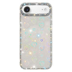 Custodia per telefono ibrida IMD PC TPU con strass su entrambi i lati., For iPhone 17 Pro Max, For iPhone 17 Pro, For iPhone 17, For iPhone Air