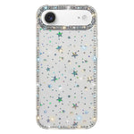 Custodia per telefono ibrida IMD PC TPU con strass su entrambi i lati., For iPhone 17 Pro Max, For iPhone 17 Pro, For iPhone 17, For iPhone Air