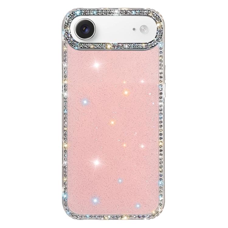 Custodia per telefono ibrida IMD PC TPU con strass su entrambi i lati., For iPhone 17 Pro Max, For iPhone 17 Pro, For iPhone 17, For iPhone Air