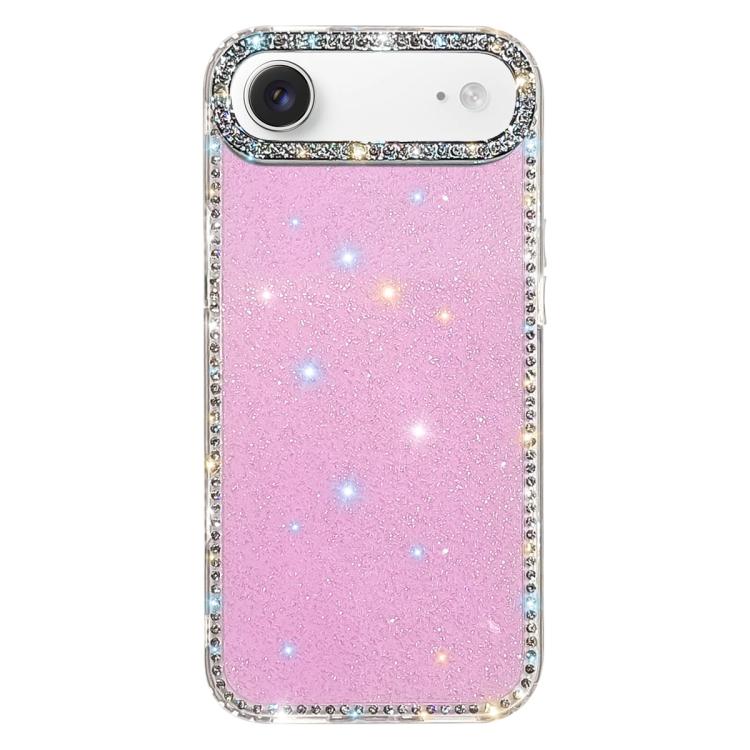 Custodia per telefono ibrida IMD PC TPU con strass su entrambi i lati., For iPhone 17 Pro Max, For iPhone 17 Pro, For iPhone 17, For iPhone Air