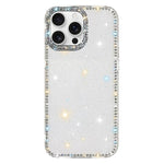 Custodia per telefono ibrida IMD PC TPU con strass su entrambi i lati., For iPhone 16 Pro Max, For iPhone 16 Pro, For iPhone 16 Plus, For iPhone 16