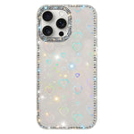 Custodia per telefono ibrida IMD PC TPU con strass su entrambi i lati., For iPhone 15 Pro Max, For iPhone 15 Pro, For iPhone 15, For iPhone 14