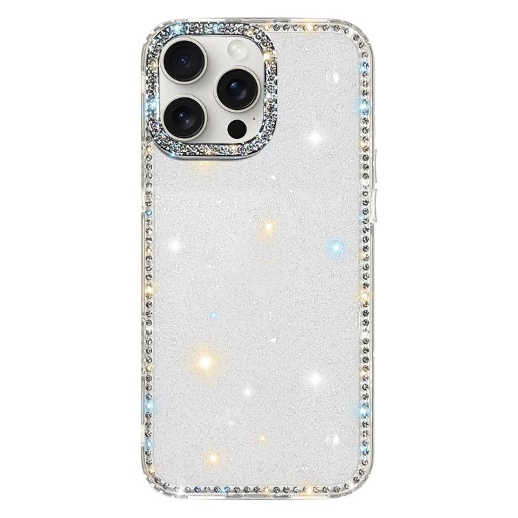 Custodia per telefono ibrida IMD PC TPU con strass su entrambi i lati., For iPhone 14 Pro, For iPhone 14 Pro Max, For iPhone 13 Pro Max, For iPhone 13 Pro