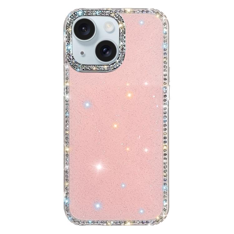 Custodia per telefono ibrida IMD PC TPU con strass su entrambi i lati., For iPhone 13