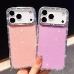 Custodia per telefono ibrida IMD PC TPU con strass su entrambi i lati., For iPhone 14 Pro, For iPhone 14 Pro Max, For iPhone 13 Pro Max, For iPhone 13 Pro