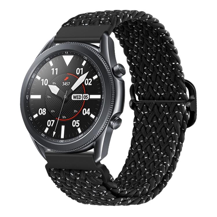 Cinturino per orologio in nylon intrecciato con fibbia scorrevole xDfind, 20mm, 22mm
