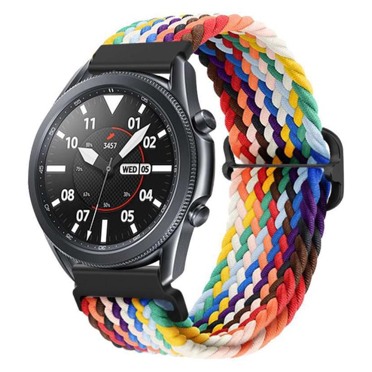 Cinturino per orologio in nylon intrecciato con fibbia scorrevole xDfind, 20mm, 22mm