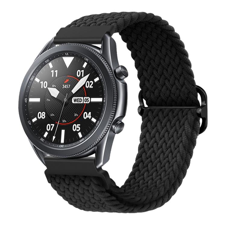 Cinturino per orologio in nylon intrecciato con fibbia scorrevole xDfind, 20mm, 22mm