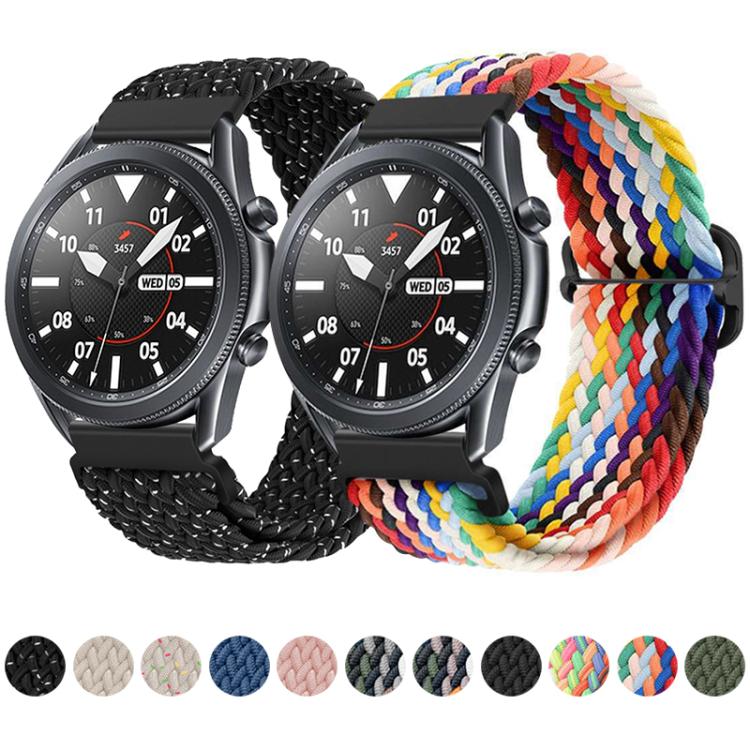 Cinturino per orologio in nylon intrecciato con fibbia scorrevole xDfind, 20mm, 22mm