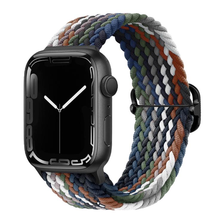 Cinturino per orologio in nylon intrecciato con fibbia scorrevole xDfind, For Apple Watch 42 / 44 / 45 / 46 / 49mm, For Apple Watch 38 / 40 / 41 / S11 42mm