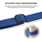 Cinturino per orologio in nylon intrecciato con fibbia scorrevole xDfind, For Apple Watch 42 / 44 / 45 / 46 / 49mm, For Apple Watch 38 / 40 / 41 / S11 42mm