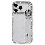 Braccialetto con strass e glitter, custodia per telefono, For iPhone 17 Pro, For iPhone 17, For iPhone Air, For iPhone 16 Pro Max