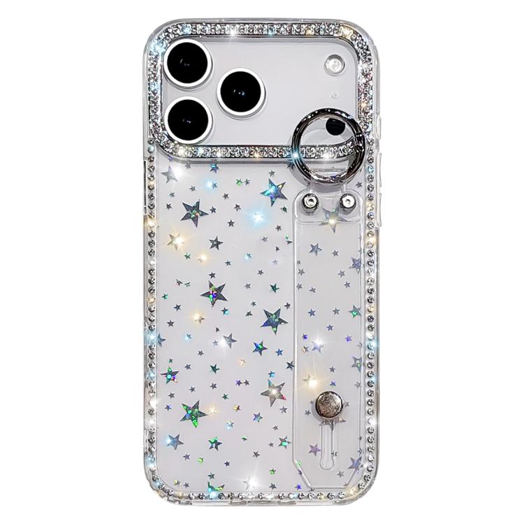 Braccialetto con strass e glitter, custodia per telefono, For iPhone 17 Pro, For iPhone 17, For iPhone Air, For iPhone 16 Pro Max