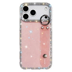 Braccialetto con strass e glitter, custodia per telefono, For iPhone 17 Pro, For iPhone 17, For iPhone Air, For iPhone 16 Pro Max
