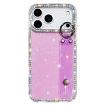 Braccialetto con strass e glitter, custodia per telefono, For iPhone 17 Pro, For iPhone 17, For iPhone Air, For iPhone 16 Pro Max