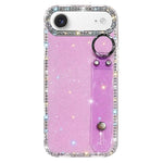 Braccialetto con strass e glitter, custodia per telefono, For iPhone 17 Pro, For iPhone 17, For iPhone Air, For iPhone 16 Pro Max