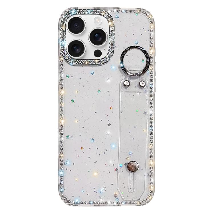 Braccialetto con strass e glitter, custodia per telefono, For iPhone 17 Pro, For iPhone 17, For iPhone Air, For iPhone 16 Pro Max