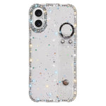 Braccialetto con strass e glitter, custodia per telefono, For iPhone 16 Pro, For iPhone 16 Plus, For iPhone 16, For iPhone 15 Pro Max