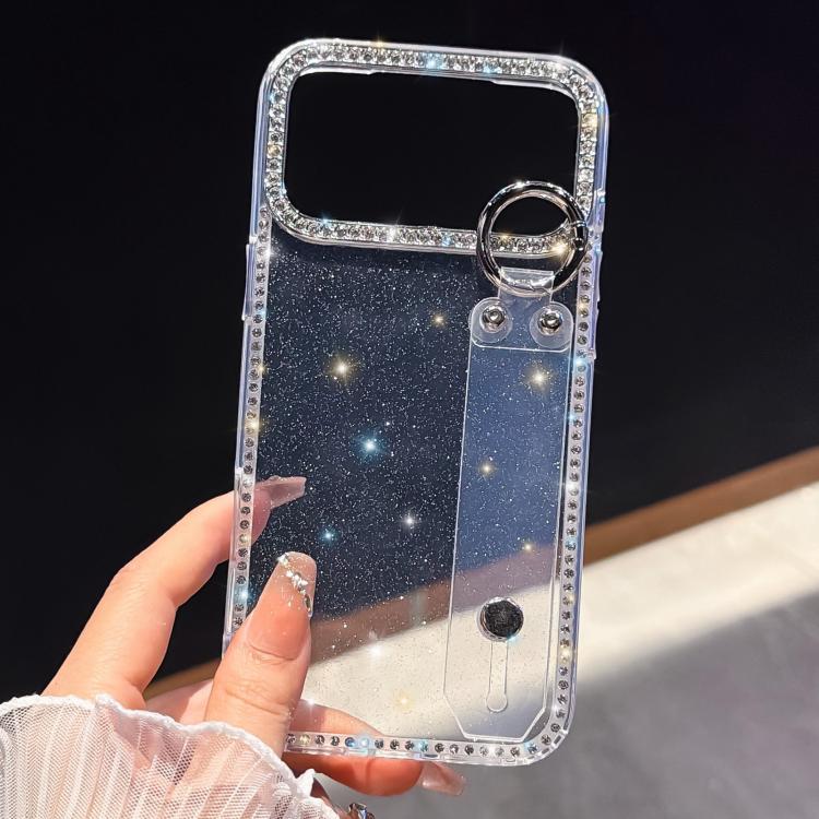 Braccialetto con strass e glitter, custodia per telefono, For iPhone 14 Pro Max, For iPhone 13 Pro Max, For iPhone 13 Pro, For iPhone 13