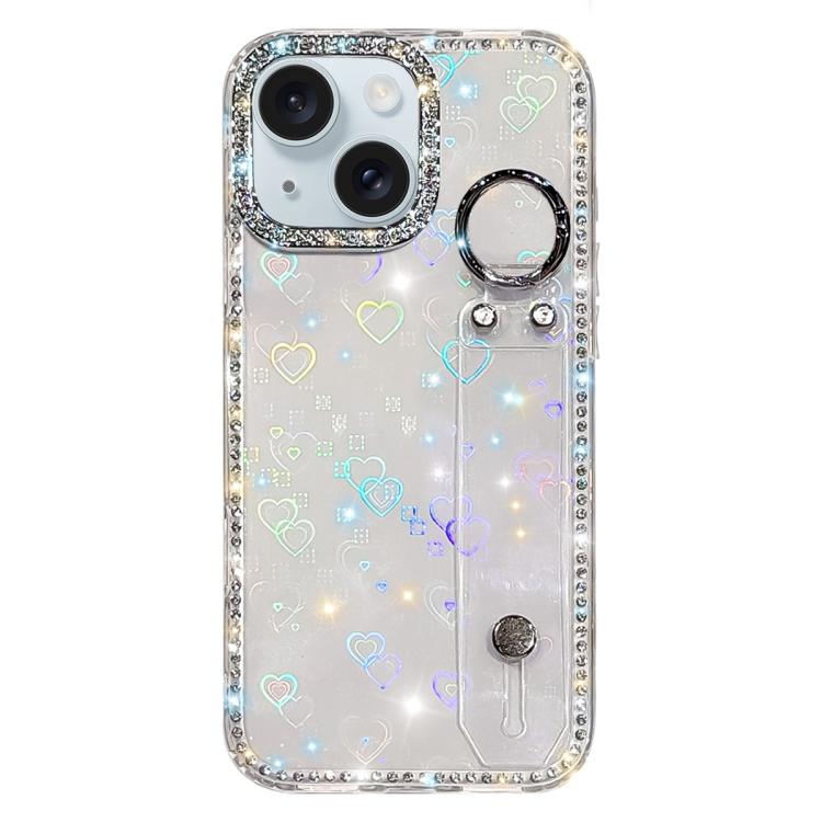 Braccialetto con strass e glitter, custodia per telefono, For iPhone 14 Pro Max, For iPhone 13 Pro Max, For iPhone 13 Pro, For iPhone 13