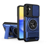 Custodia per telefono multifunzionale magnetica antiurto con finestra scorrevole per obiettivo., For Galaxy A36 5G, For Samsung Galaxy A16 5G, For Samsung Galaxy A15 5G, For Samsung Galaxy A55 5G
