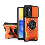 Custodia per telefono multifunzionale magnetica antiurto con finestra scorrevole per obiettivo., For Galaxy A36 5G, For Samsung Galaxy A16 5G, For Samsung Galaxy A15 5G, For Samsung Galaxy A55 5G