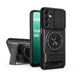 Custodia per telefono multifunzionale magnetica antiurto con finestra scorrevole per obiettivo., For Galaxy A36 5G, For Samsung Galaxy A16 5G, For Samsung Galaxy A15 5G, For Samsung Galaxy A55 5G