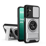 Custodia per telefono multifunzionale magnetica antiurto con finestra scorrevole per obiettivo., For Galaxy A36 5G, For Samsung Galaxy A16 5G, For Samsung Galaxy A15 5G, For Samsung Galaxy A55 5G