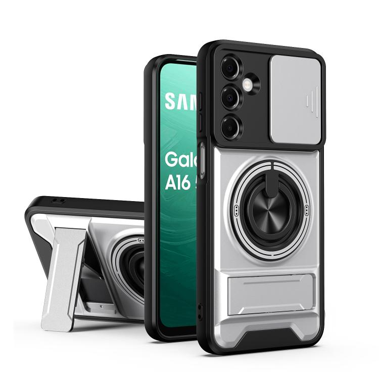 Custodia per telefono multifunzionale magnetica antiurto con finestra scorrevole per obiettivo., For Galaxy A36 5G, For Samsung Galaxy A16 5G, For Samsung Galaxy A15 5G, For Samsung Galaxy A55 5G