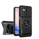 Custodia per telefono multifunzionale magnetica antiurto con finestra scorrevole per obiettivo., For Galaxy A55 5G, For Galaxy A05, For Galaxy A05s 4G, For Samsung Galaxy A25 5G
