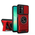 Custodia per telefono multifunzionale magnetica antiurto con finestra scorrevole per obiettivo., For Galaxy A06 5G, For Galaxy A56 5G, For Samsung Galaxy A26 5G, For Samsung Galaxy A36 5G