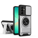 Custodia per telefono multifunzionale magnetica antiurto con finestra scorrevole per obiettivo., For Galaxy A06 5G, For Galaxy A56 5G, For Samsung Galaxy A26 5G, For Samsung Galaxy A36 5G