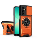 Custodia per telefono multifunzionale magnetica antiurto con finestra scorrevole per obiettivo., For Galaxy A06 5G, For Galaxy A56 5G, For Samsung Galaxy A26 5G, For Samsung Galaxy A36 5G