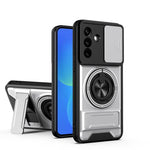 Custodia per telefono multifunzionale magnetica antiurto con finestra scorrevole per obiettivo., For Samsung Galaxy A57 5G, For Samsung Galaxy A37 5G, For Samsung Galaxy A27 5G, For Galaxy A07 4G