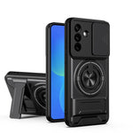 Custodia per telefono multifunzionale magnetica antiurto con finestra scorrevole per obiettivo., For Samsung Galaxy A57 5G, For Samsung Galaxy A37 5G, For Samsung Galaxy A27 5G, For Galaxy A07 4G
