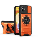 Custodia per telefono multifunzionale magnetica antiurto con finestra scorrevole per obiettivo., For Galaxy A54 5G, For Galaxy A04e, For Galaxy A14 5G, For Galaxy A04 4G