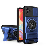 Custodia per telefono multifunzionale magnetica antiurto con finestra scorrevole per obiettivo., For Galaxy A54 5G, For Galaxy A04e, For Galaxy A14 5G, For Galaxy A04 4G