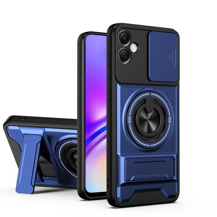 Custodia per telefono multifunzionale magnetica antiurto con finestra scorrevole per obiettivo., For Galaxy A55 5G, For Galaxy A05, For Galaxy A05s 4G, For Samsung Galaxy A25 5G