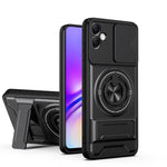 Custodia per telefono multifunzionale magnetica antiurto con finestra scorrevole per obiettivo., For Galaxy A55 5G, For Galaxy A05, For Galaxy A05s 4G, For Samsung Galaxy A25 5G
