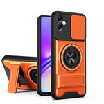 Custodia per telefono multifunzionale magnetica antiurto con finestra scorrevole per obiettivo., For Galaxy A55 5G, For Galaxy A05, For Galaxy A05s 4G, For Samsung Galaxy A25 5G