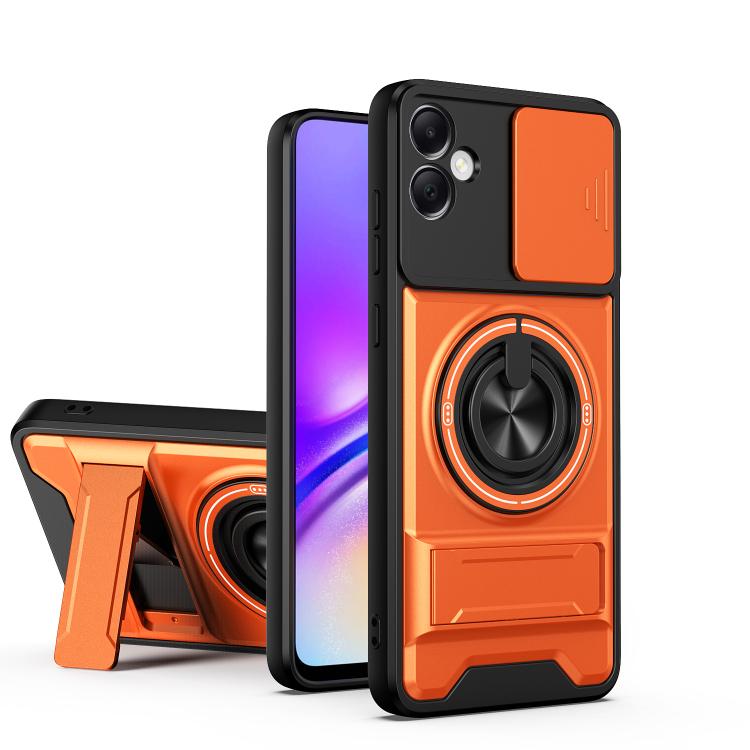 Custodia per telefono multifunzionale magnetica antiurto con finestra scorrevole per obiettivo., For Galaxy A55 5G, For Galaxy A05, For Galaxy A05s 4G, For Samsung Galaxy A25 5G