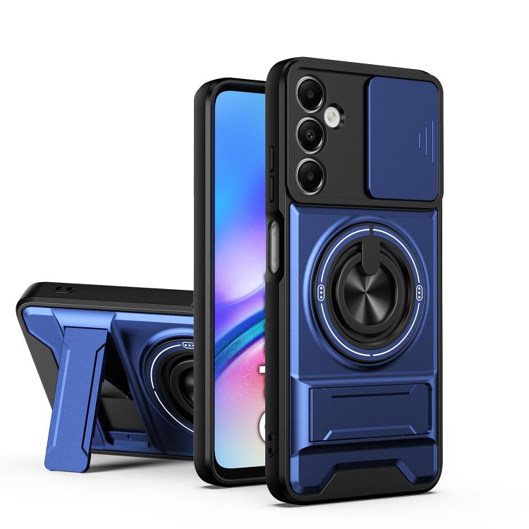 Custodia per telefono multifunzionale magnetica antiurto con finestra scorrevole per obiettivo., For Galaxy A55 5G, For Galaxy A05, For Galaxy A05s 4G, For Samsung Galaxy A25 5G