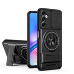 Custodia per telefono multifunzionale magnetica antiurto con finestra scorrevole per obiettivo., For Galaxy A55 5G, For Galaxy A05, For Galaxy A05s 4G, For Samsung Galaxy A25 5G