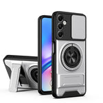 Custodia per telefono multifunzionale magnetica antiurto con finestra scorrevole per obiettivo., For Galaxy A55 5G, For Galaxy A05, For Galaxy A05s 4G, For Samsung Galaxy A25 5G