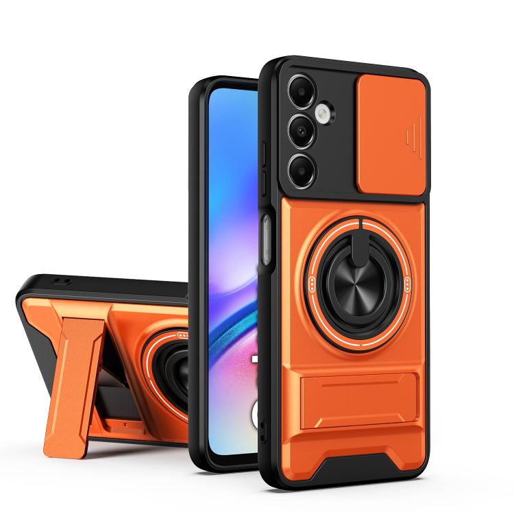 Custodia per telefono multifunzionale magnetica antiurto con finestra scorrevole per obiettivo., For Galaxy A55 5G, For Galaxy A05, For Galaxy A05s 4G, For Samsung Galaxy A25 5G