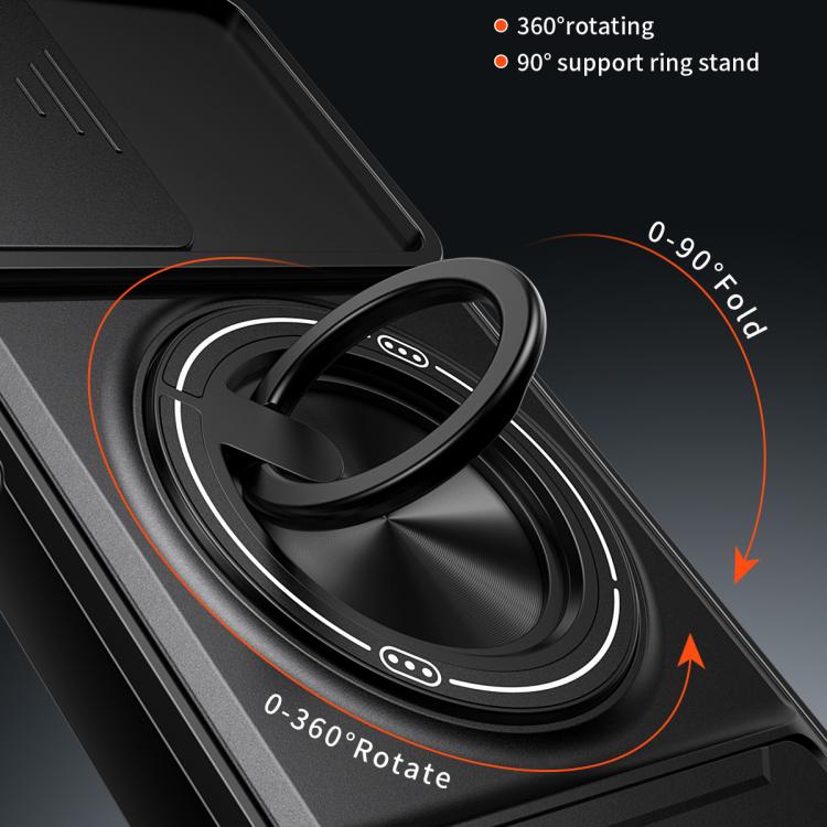 Custodia per telefono multifunzionale magnetica antiurto con finestra scorrevole per obiettivo., For Galaxy A06 5G, For Galaxy A56 5G, For Samsung Galaxy A26 5G, For Samsung Galaxy A36 5G