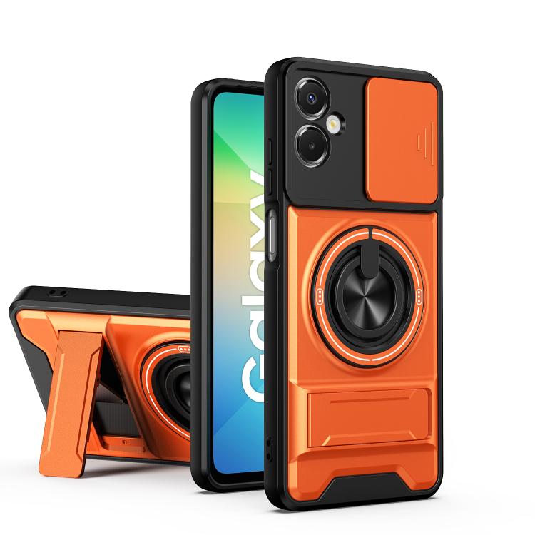 Custodia per telefono multifunzionale magnetica antiurto con finestra scorrevole per obiettivo., For Galaxy A06 5G, For Galaxy A56 5G, For Samsung Galaxy A26 5G, For Samsung Galaxy A36 5G